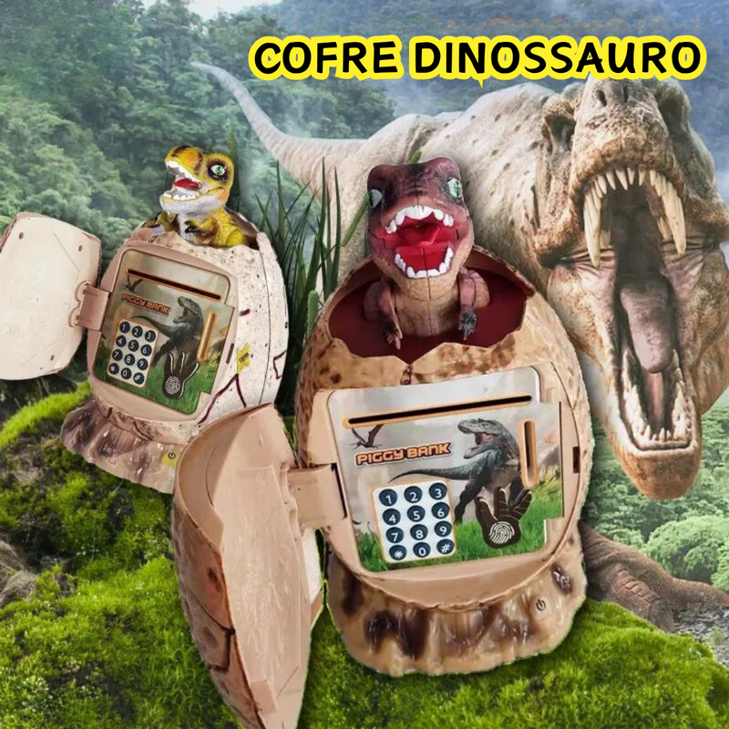 Cofre Dinossauro - Guardião dos Tesouros