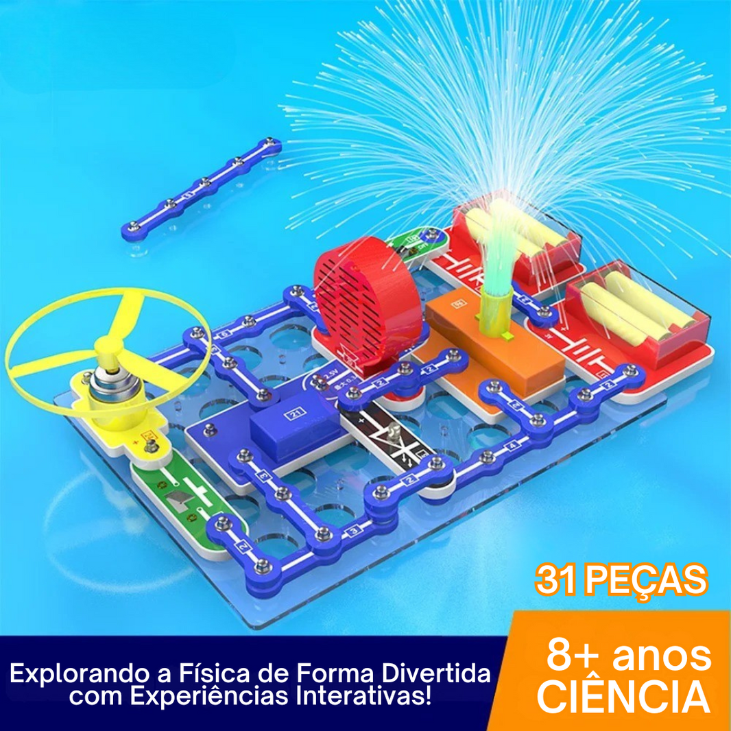 Kit Ciências Kids Blocos Eletrônicos