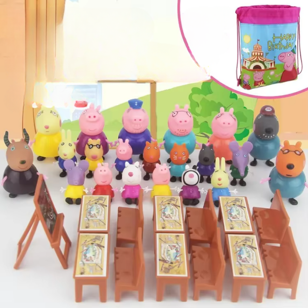 Coleção de Bonecos Peppa Pig