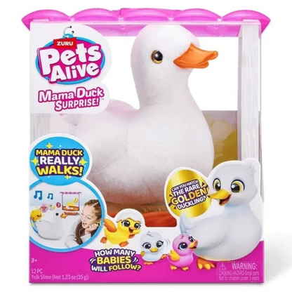 Pelúcia Mamãe Pata e Patinhos