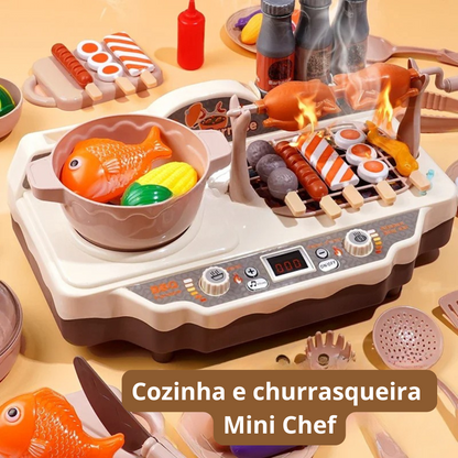 Cozinha e churrasqueira Mini Chef