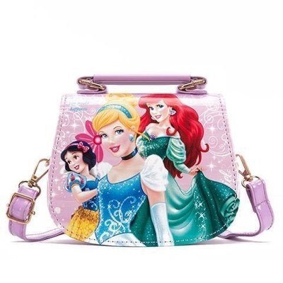 Bolsa Para Meninas Em Couro Pu Princesas Da Disney