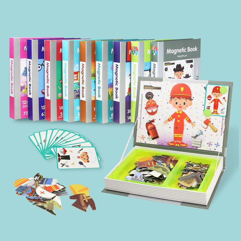 Livro Mágico Magnético Montessori