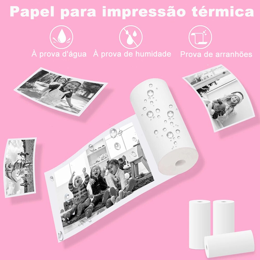 Papel De Impressão Para Câmera Fotográfica 500 Fotos