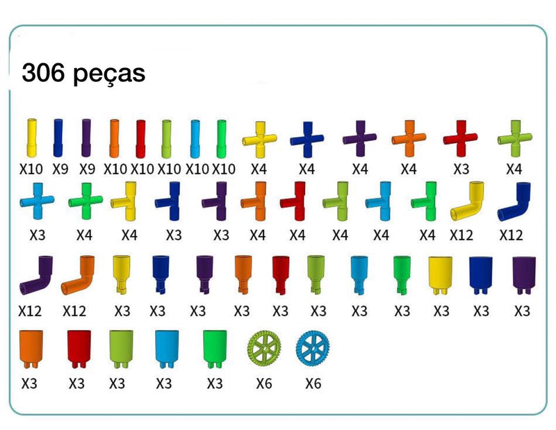 Blocos Tubos De Montar Alta Qualidade