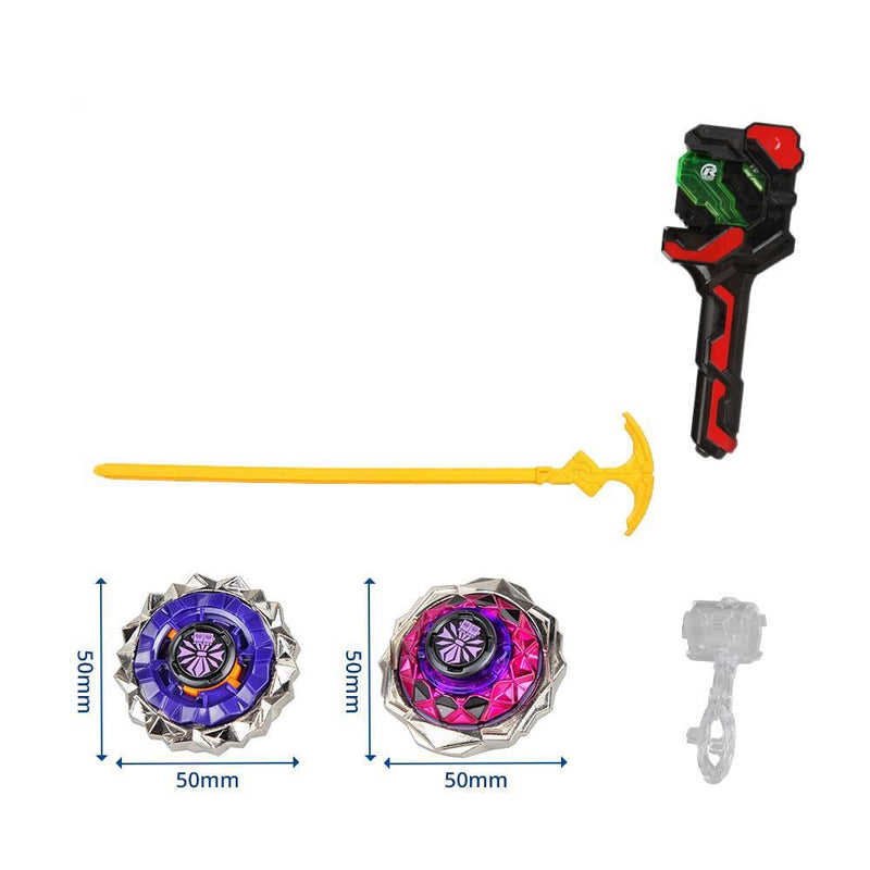 Kit De Beyblade 11 Peças Maleta Completa