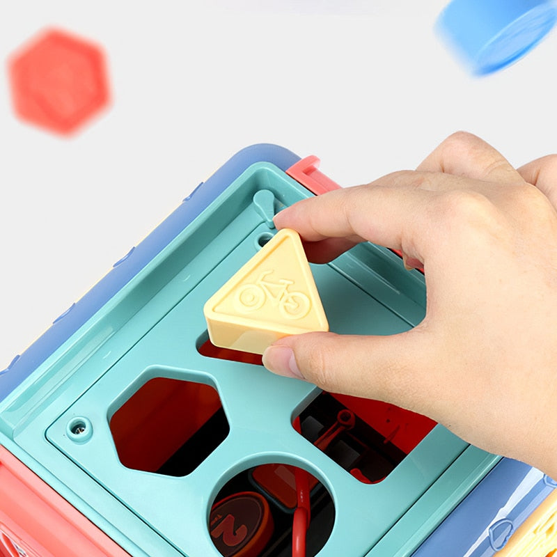 Cubo Pedagógico Perfeito Para Bebês Com 14 Diferentes Funções Montessori