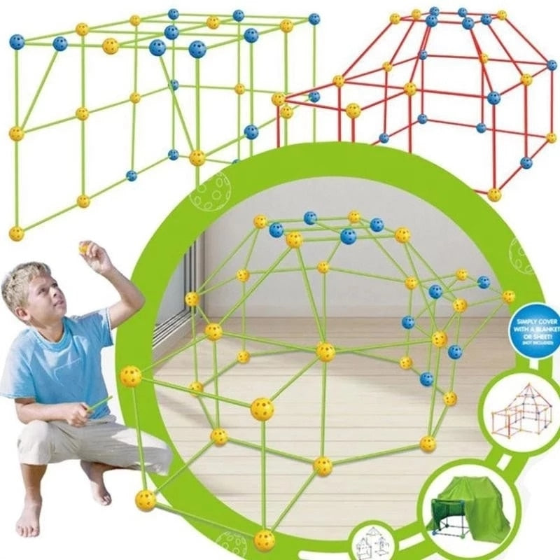 Brinquedo Conjunto De Estacas De Montar | Para Raciocínio e Criatividade