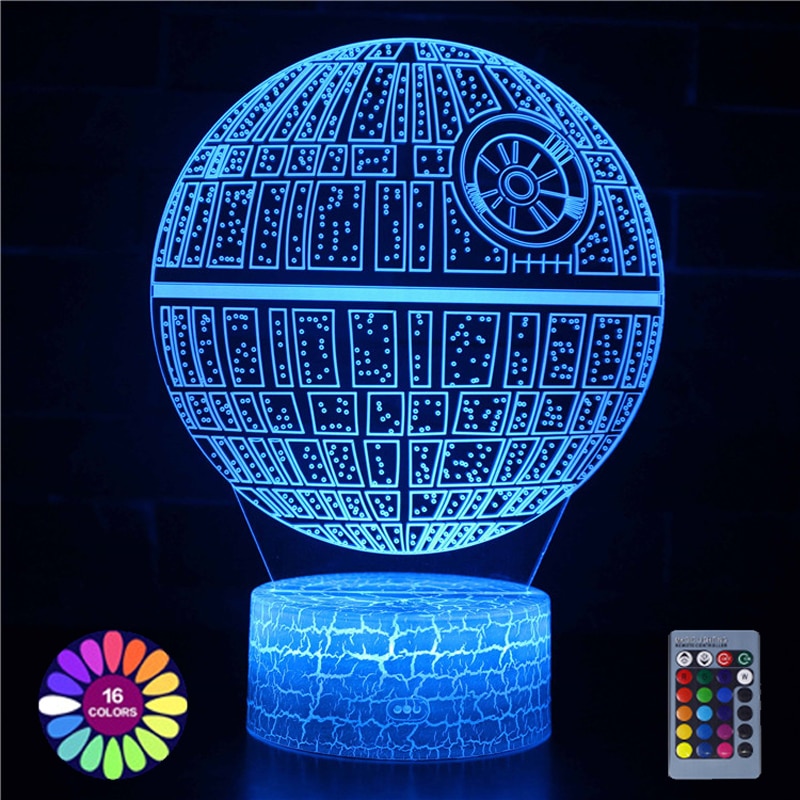 Luminária de Mesa Led 3D Star Wars