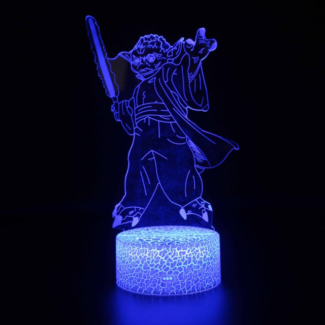 Luminária de Mesa Led 3D Star Wars