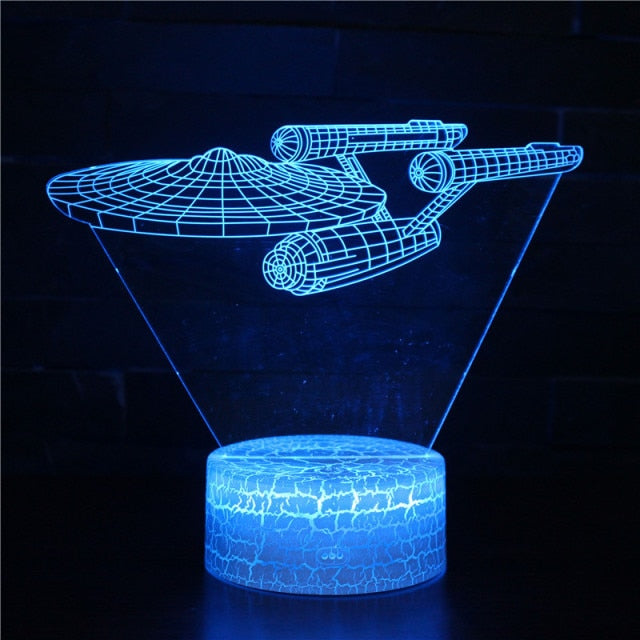 Luminária de Mesa Led 3D Star Wars